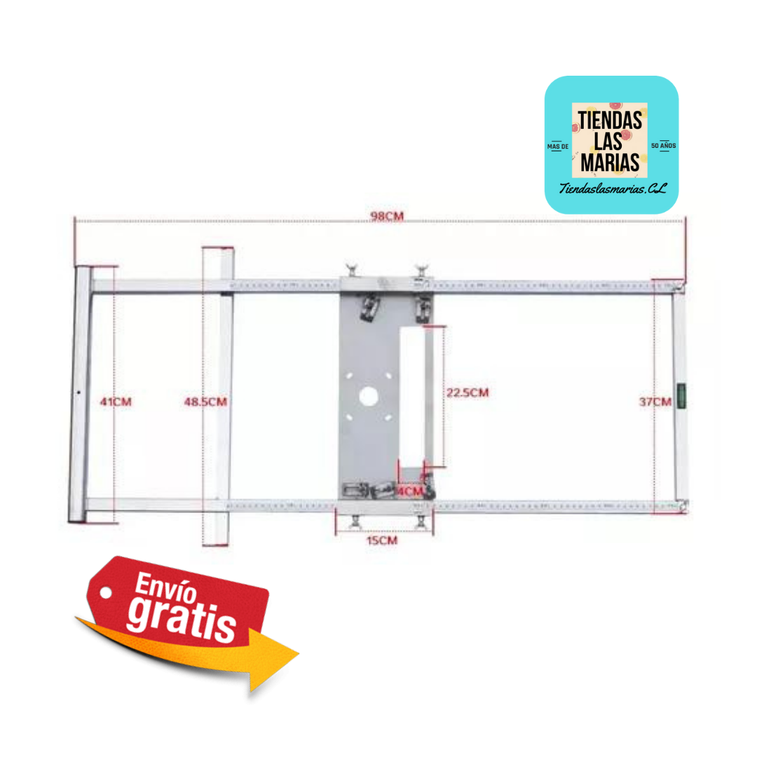 Guía De Corte Para Sierra 7 ½ 8 ½ O Router De Mano