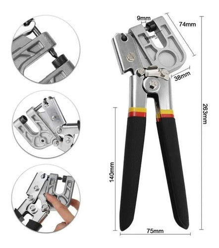 Punzadora Alicate Prensa Punzón Para Metalcon Montante+ENVO GRATIS