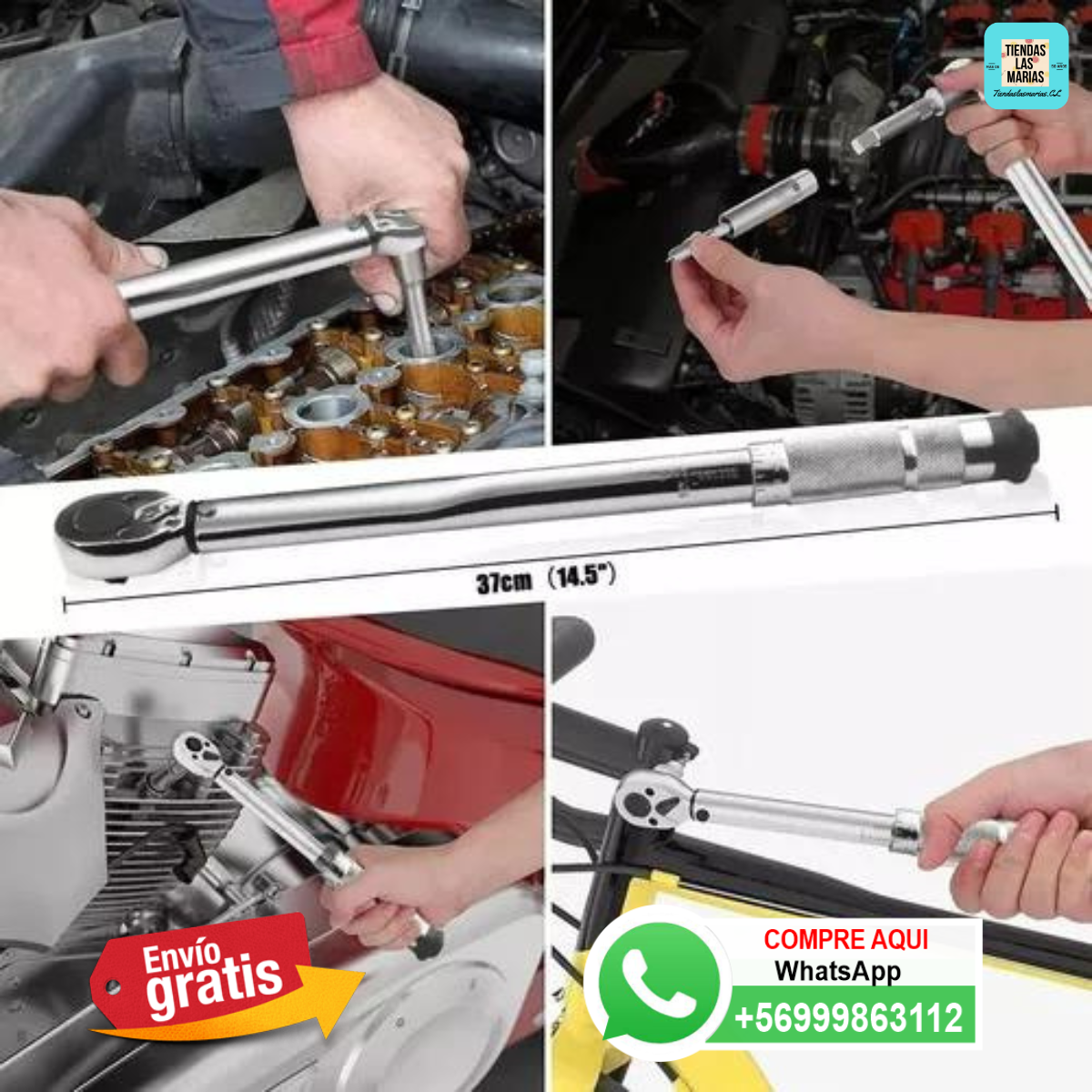 Torquímetro profesional para motos 💥