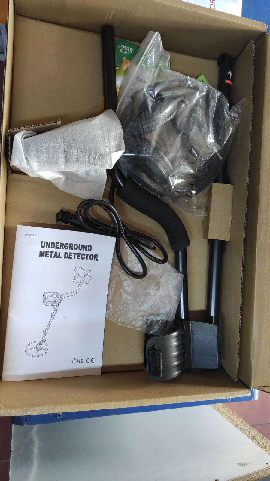 Detector De Metales Tx-850 Profesional Pepitas Oro Reliquias