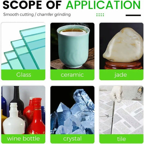 Disponible Juego De 4 Discos De Corte De Vidrio Para Amoladora Angular