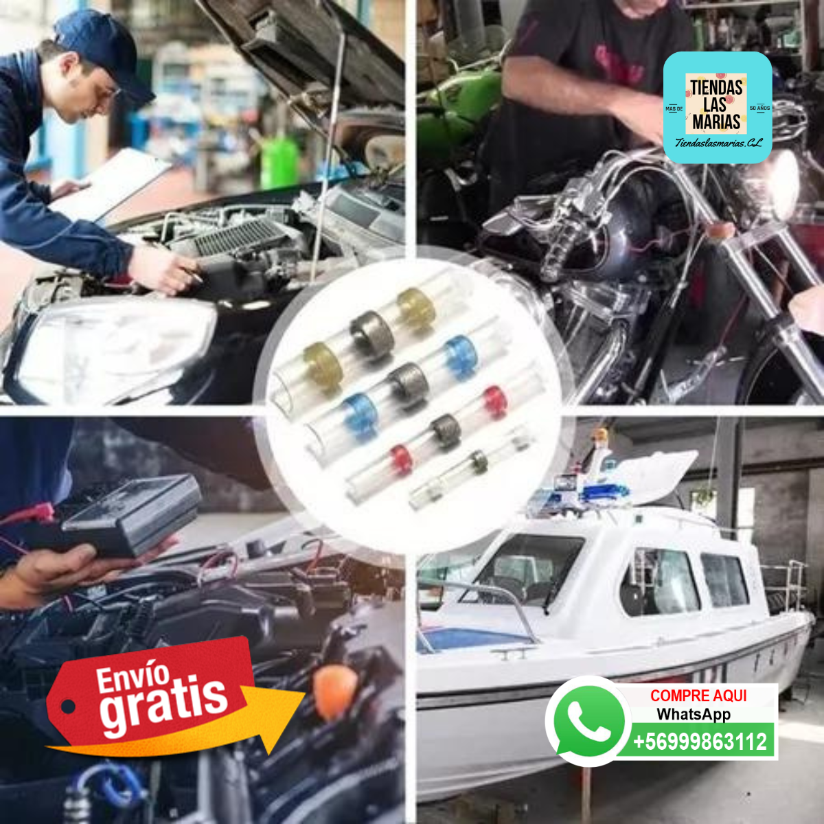 ⚡ ¡500 Terminales de Crimpado Termorretráctiles Impermeables! ⚡(OF)