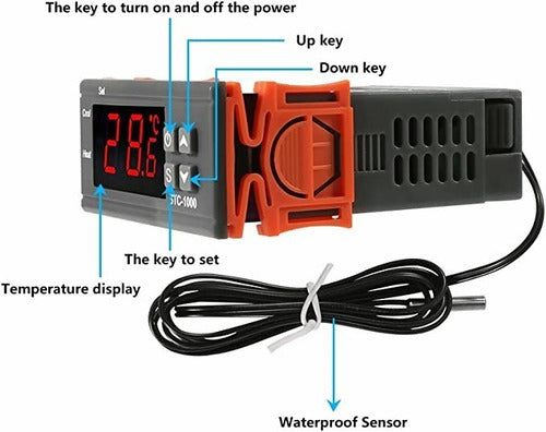Termostato Digital Stc-1000 Control Temperatura 2 Salidas