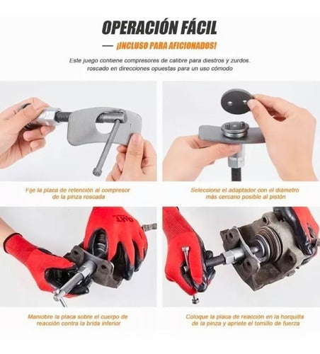 Juego De Herramientas Para Piston Caliper De Frenos 21 Pcs