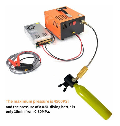 Copia de Compresor De Aire Pcp Auto 12v 30mpa 4500psi (OB)
