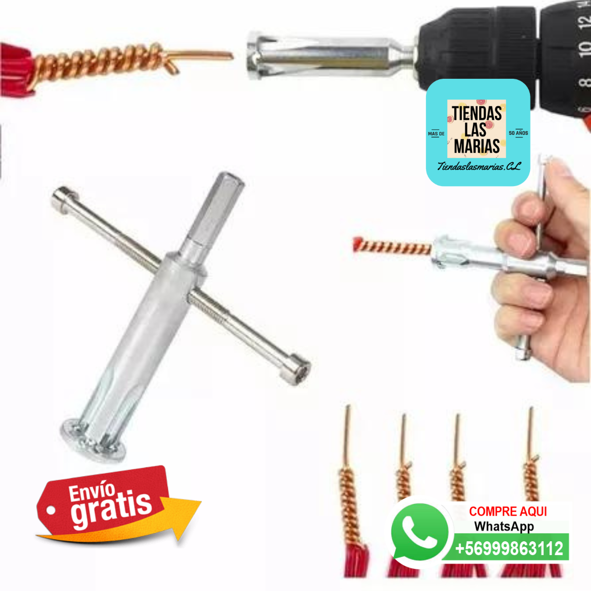 ¡Oferta! Herramienta De Torsión De Alambre + Pelacables + Trenzador ️ (Descuento 20% 🇨🇱) (OF)