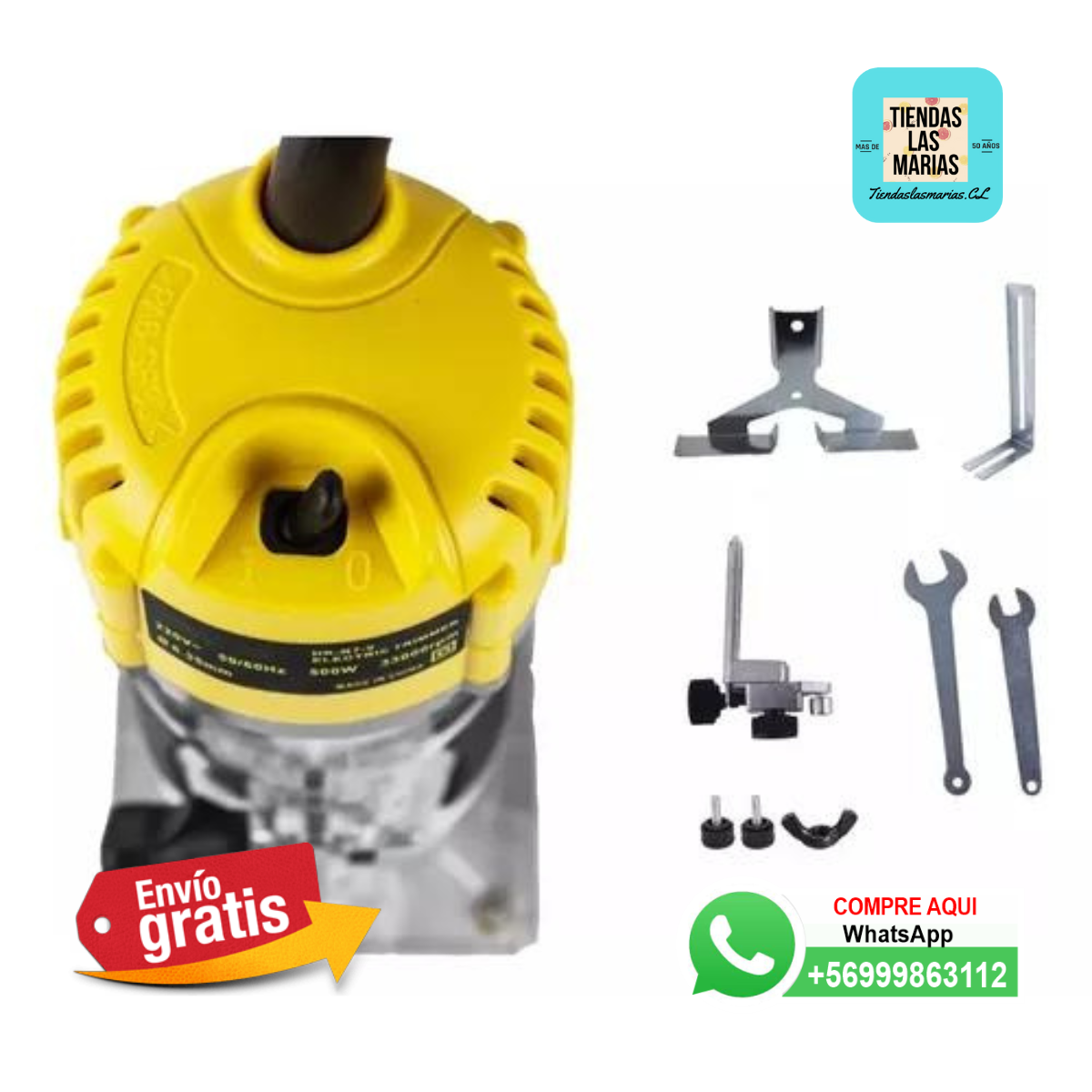 ¡Renueva tus proyectos con el Kit Fresadora Router Tupi! + Set 12 Brocas (OB)