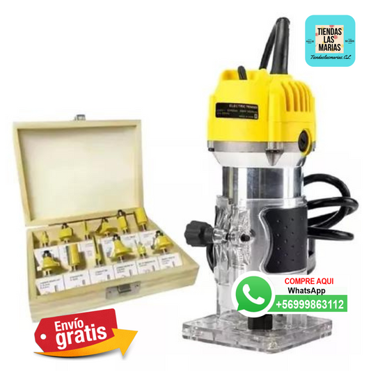 ¡Renueva tus proyectos con el Kit Fresadora Router Tupi! + Set 12 Brocas (OB)